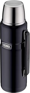 Thermos 4003. 256. 120 Isolierflasche Stainless King, 1,2 L, Edelstahl, blau