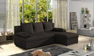 Designer Sofa Cali mit Stauraum und Schlaffunktion Braun Rechts