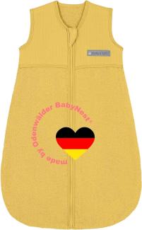 Odenwälder Frottee Sommer-Schlafsack Mustard 110 cm
