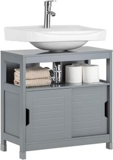 Waschbeckenunterschrank Badschrank mit Fußpolster, FRG128-SG