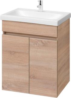 Waschtisch Badmöbel Set 64cm für Badezimmer WC (Sonoma Eiche)