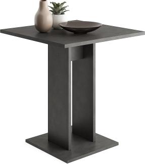 Tisch Esszimmertisch Küchentisch Beistelltisch ca. 70 x 70 cm BANDOL 1 Matera grau