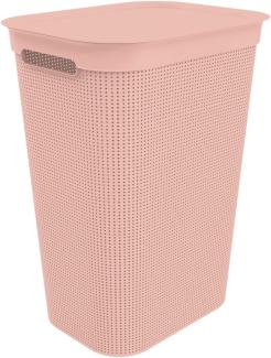 Rotho Wäschesammler Brisen, 50 l linnea pink