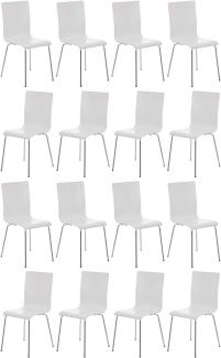 Besucherstuhl Pepe 16 Stühle Weiß