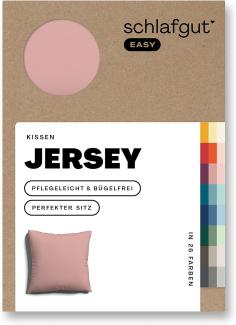 Schlafgut Kissenbezug EASY Jersey | Kissenbezug einzeln 80x80 cm | purple-mid