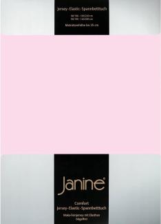 Janine Spannbetttuch ELASTIC-JERSEY Elastic-Jersey zartrosa 5002-11 150x200