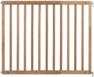 Türgitter und Treppenschutzgitter zum Schrauben, Baukasten zum Zusammenbauen, ausziehbar 63-103,5 cm, Natur