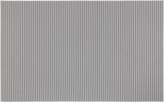 Badematte Grau, 50 x 80 cm Weichschaummatte