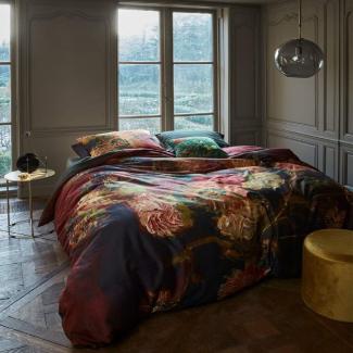 beddinghouse Mako Satin Bettwäsche 2 teilig Bettbezug 135 x 200 cm Kopfkissenbezug 80 x 80 cm Gladioli Rot