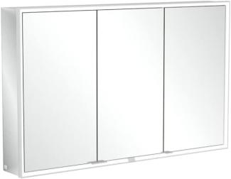 Villeroy & Boch My View Now, Spiegelschrank für Aufputz mit Beleuchtung, 1200x750x168 mm, mit Ein-/Ausschalter, Smart Home fähig, 3 Türen, A45712 - A4571200