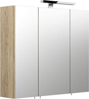 Posseik Spiegelschrank Badezimmerschrank 17x70x62cm