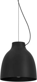 Eglo 900158 Hängeleuchte CAMASCA E27 schwarz 1X40W H:110cm Ø28cm dimmbar höhenverstellbar