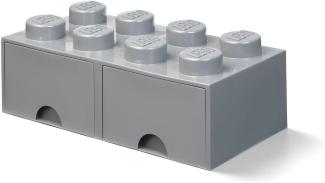 Room Copenhagen 'LEGO Storage Brick Drawer 8' Aufbewahrungsbox dunkelgrau