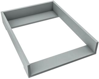 REGALIK Wickelaufsatz für Koppang IKEA 72cm x 50cm - Abnehmbar Wickeltischaufsatz für Kommode in Asche - Abgeschlossen mit ABS Material 1mm