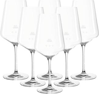Leonardo PUCCINI Rotweinglas 0,2 l geeicht 6er Set "Gastro-Edition"