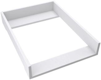 REGALIK Wickelaufsatz für Kullen IKEA 72cm x 50cm - Abnehmbar Wickeltischaufsatz für Kommode in Weiß - Abgeschlossen mit ABS Material 1mm