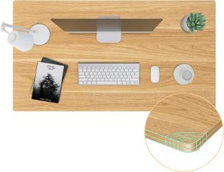 Flexispot stabile Tischplatte 120x80 cm 2,5 cm stark - DIY Schreibtischplatte Bürotischplatte Spanholzplatte