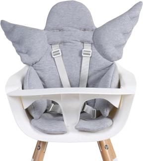 Chilhome Jersey Engel Sitzkissen für Hochstuhl oder Babywippe grau