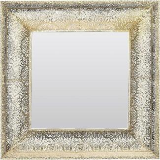Wandspiegel gold quadratisch 60 x 60 cm PLERIN