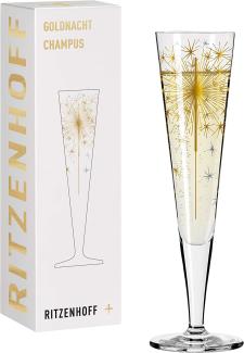 Ritzenhoff 1078268 Champagnerglas #5 GOLDNACHT Petra Mohr 2019