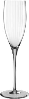 Leonardo Sektglas Poesia, Sekt Glas, Champagnerglas, Champagner, Kristallglas, Grau, 250 ml, 022381
