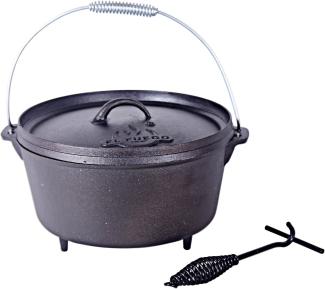 El Fuego Grilltopf El Fuego Dutch Oven mit Deckelheber 5,64 Liter AY0462