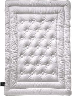 billerbeck Schurwoll Bettdecke Meisterklasse 155 x 220 cm, Wärmestufe extra Warm, feuchtigkeitsregulierende Natur Bettdecke