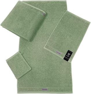 Ross Uni-Rippe Handtücher Smart | Waschhandschuh 16x22 cm | schilf