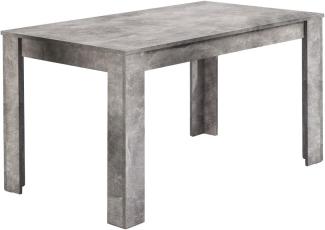 Homexperts Tisch, Beton-Optik, 140 x 80 cm