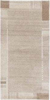 Morgenland Nepal Teppich - 140 x 70 cm - beige