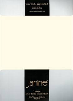 Janine Jersey Elastic Spannbetttuch | 140x200 cm - 160x220 cm | natur