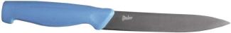 Steuber Allzweckmesser 23 cm mit scharfer Klinge, für Obst, Gemüse, Fleisch, Fisch, Allrounder Küchenmesser, blau