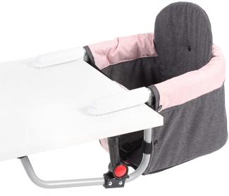 Chic 4 Baby Tisch-Sitz RELAX universelles Befestigungssystem Melange rosa 351-67