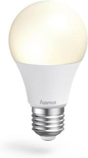 Hama WLAN LED Lampe E27 3er Set (Smart Home Lampe 8,5W Glühbirne, dimmbar, mehrfarbig RGBW, WIFI LED Lampe mit Sprachsteuerung und App, kompatibel mit Alexa, Google, Siri, Apple, kein Hub nötig)