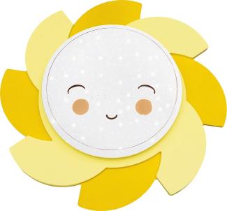 Elobra No. 137390 Deckenleuchte Sonne Siri Starlight Smile gelb weiß