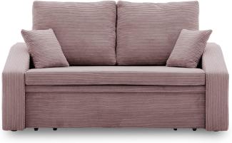 Sofa Dorma mit schlaffunktion, einfacher Aufbau, modernes Design, polstermöbel. Schlafcouch zum Wohnzimmer. Widerstandsfähiges, Minimalistisches Design (POSO 027)