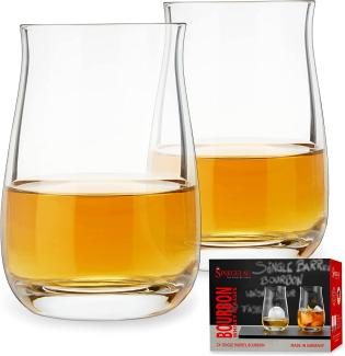 Spiegelau Special Glasses Single Barrel Bourbon, 2er Set, Whiskyglas, Whiskybecher, Trinkglas, Kristallglas, 380 ml, 4460166