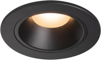 SLV 1003775 NUMINOS DL S LED Deckeneinbauleuchte schwarz schwarz 2700K 55°