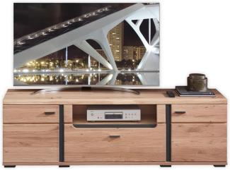TV-Lowboard in Altesche massiv, Old Artisan Oak Optik FSC-zertifiziert - Moderner TV Schrank mit viel Stauraum für Ihr Wohnzimmer - 180 x 55 x 42 cm (B/H/T)