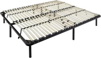 i-flair® Lattenrost 160x200 cm, Gästebett auf Füßen mit Stauraum - für alle Matratzen und Betten geeignet