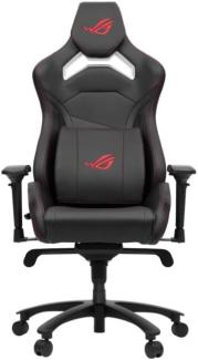 ASUS ROG Chariot X Core Gaming-Stuhl (verstellbare Kopfstütze, 4D-Armlehnen, Memory-Foam, Premium-PU-Leder, Klasser 4 Gaslift) schwarz