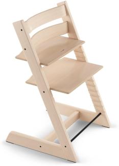 Tripp Trapp Stuhl von Stokke, Natural – Verstellbarer, anpassbarer Stuhl für Kleinkinder, Kinder & Erwachsene – Praktisch, bequem & ergonomisch – Klassisches Design