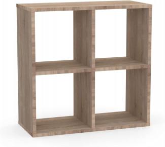 Kallax Regal 2x2 - Bücherregal 67,26 x 67,4 cm - Raumteiler Regal - Würfelregal für Wohnzimmerund Büro - Regal Würfel mit 6 Fächern - Aufbewahrung Regal
