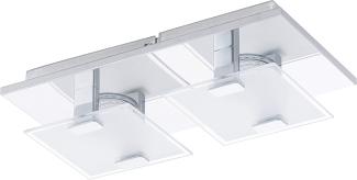 Eglo 93313 Wandleuchte/Deckenleuchte LED VICARO chrom, LED max. 3X2,5W