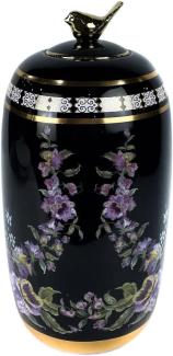Vase DKD Home Decor Porzellan Schwarz Shabby Chic (16 x 16 x 32 cm)
