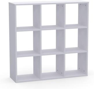 Kallax Regal 3x3 - Bücherregal - Raumteiler Regal - Würfelregal für Wohnzimmerund Büro - Regal Würfel mit 6 Fächern - Aufbewahrung Regal