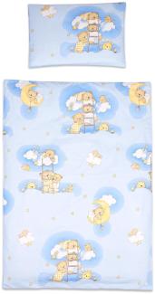 2-teiliges Baby Kinder Bettbezug 120 x 90 cm mit Kopfkissenbezug - Muster 4