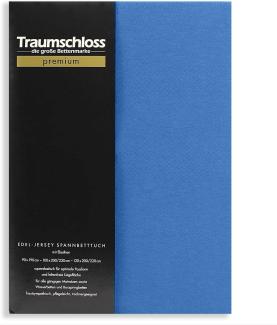 Traumschloss Premium Edel-Jersey Spannbettlaken royal 90-120x200-220