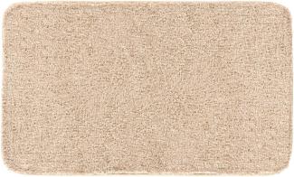 Grund Melange Badteppich, Acryl, Beige, 50 x 80 cm