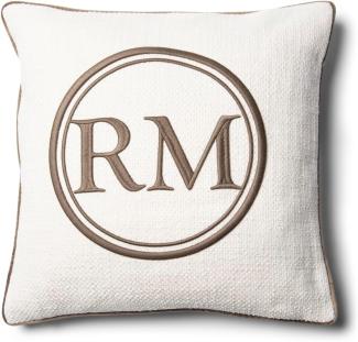 Riviera Maison Kissenhülle RM Jackson Pillow Cover Flax (50x50cm) 557610